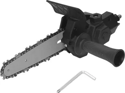 Image de Tête de tronçonneuse 4-6 pouces, adaptateur en acier inoxydable pour perceuse