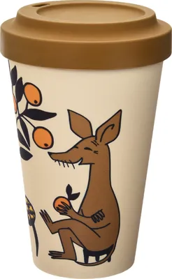 Produktbild von Nordic Buddies Mumin Kaffeebecher To Go Hund Sniff Moomin 450ml umweltfreundlich