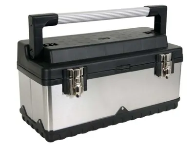 Immagine prodotto di Cassetta degli attrezzi - Acciaio inossidabile - 505 X 235 X 225 mm - 26,7 L