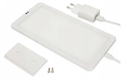 Image de Telefunken LED Luminaire d'agencement blanc 22cm 4,5W 400lm blanc neutre 4000K USB Capteur infrarouge