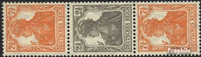 Produktbild von Briefmarken Deutsches Reich 1916 Mi S14b gestempelt Germania