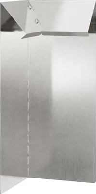 Produktbild von vidaXL Schneckenzaun 10 x 10 x 25 cm Edelstahl Silber