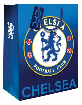 Image de Chelsea FC - Sac cadeau TA13923 (M) (Bleu/Blanc/Jaune)