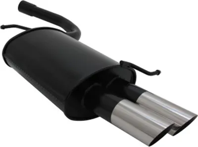 Image de Echappement sport Novus pour Audi A4 B6 / 8E 2x76mm MS-Design Silencieux final avec ABE