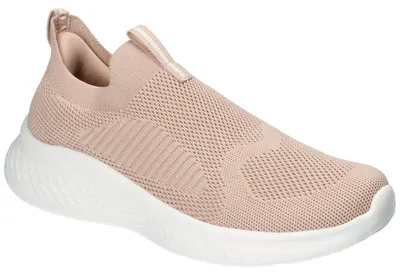 Produktbild von American Club HA96, Damen Slip On Sneaker Memory Foam System, Easy Ins leicht atmungsaktiv, Beige 39