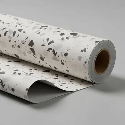 Produktbild von Wasserfeste, rutschfeste Terrazzo-Bodenkleberolle, Meterware – 60 cm x 7 m