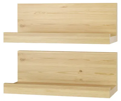 Produktbild von Handy-Ablage Ablagebrett Kiefer Massivholz oder weiß Bettablage V-90.82-14Kiefer