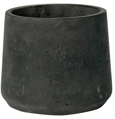 Zdjęcie produktu dla Osłonka na doniczki Rough - Patt M czarna, średnica 16 cm