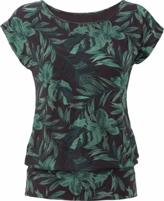 Produktbild von LASCANA Longshirt schwarz-grün Größe 36/38