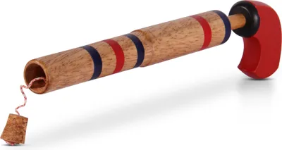 Produktbild von BestSaller 1239 Piraten Korkenknaller-Pistole, Holz, natur