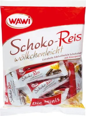 Obrázek produktu pro WAWI Čokoládové rýžové minipsy 200g