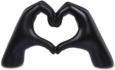 Immagine prodotto di Applique nera decorativa, in stile minimalista, S