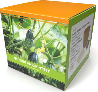 Produktbild von Anzuchtset Gurken | Anzuchtsets für Werbezwecke von FLORTUS