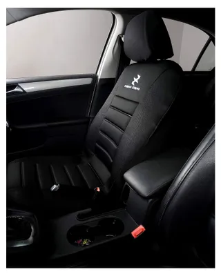 Produktbild von 2er Sitzbezüge Auto Einzelsitzbezug universal Größe, Komplettset, schwarz