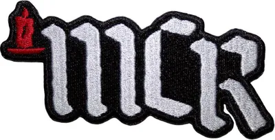 Obrázek produktu pro My Chemical Romance - Logo - Nažehlovací nášivka, tkaná látka RO12847 (Jedna velikost) (černá/bílá/červená)