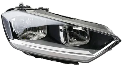 Produktbild von Johns, Scheinwerfer rechts passend für VW Golf Sportsvan AM1 14- m. LWR Blinker schwarz 964510 517941006A 517941006C 517941006B