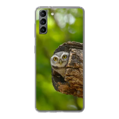 Produktbild von MuchoWow® Handyhülle Schutzhülle Hülle für Samsung Galaxy S21 Plus Eule - Baby - Baum Silikon Softcase Handy Hülle - Handy-Tasche
