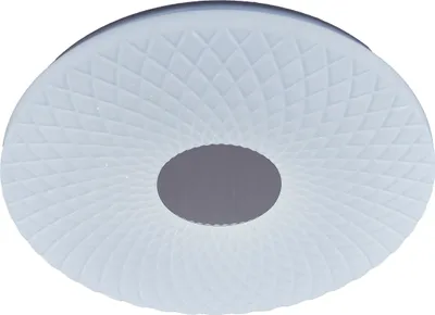 Produktbild von Näve Leuchten LED Deckenleuchte "PORTO" mit Kristalleffekt d: 48cm LED Deckenleuchte "PORTO" mit Kristalleffekt d: 48cm Deckenleuchten - LED Deckenleuchte "PORTO" mit Kristalleffekt d: 48cm, Deckenlampe im Functional Style, aus Metall und Kunststoff in weiß, 8 cm hoch, Ø 43 cm, inkl. LED – CCT-Wechsler