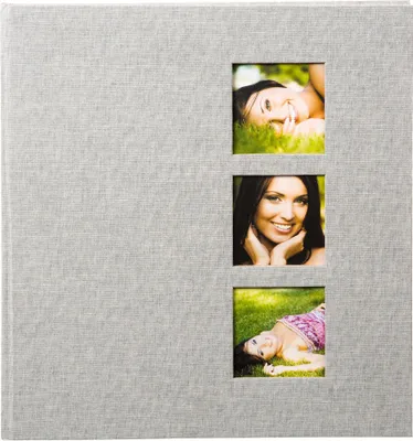 Produktbild von Goldbuch Fotoalbum STYLE grau 30x31 cm 60 weiße Seiten