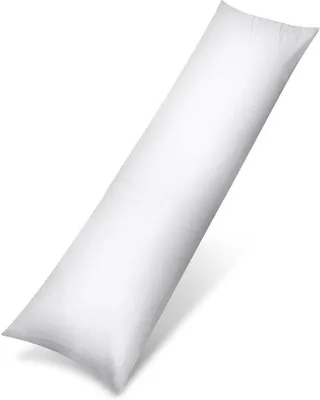 Produktbild von Ibenzoa® Luxus Vollkörperkissen 40 x 145 cm – Schwangerschafts- & Seitenschläferkissen zur Unterstützung von Bauch, Rücken, Hüfte und Schultern, weicher Bezug, Hohlfaserfüllung