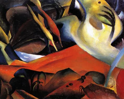 Produktbild von August Macke Kunstdruck Bild - Der Sturm (40 x 50 cm)