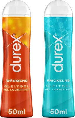 Produktbild von Durex Play Gleitgel Ausprobierpaket | Prickelnd & Wärmend (2 x 50ml)
