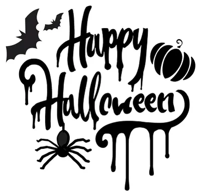 Produktbild von TortenNachbildungationsschablone, "Happy Halloween", 25 cm