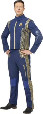 Image de Star Trek : Discovery - Ensemble de costume pour homme SM2122 (M) (Bleu/Or)