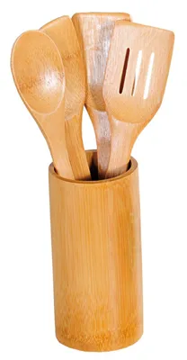Immagine prodotto di KESPER Set di utensili da cucina in bambù, Ø 8,5 cm, 5 pezzi, KESPER 81102