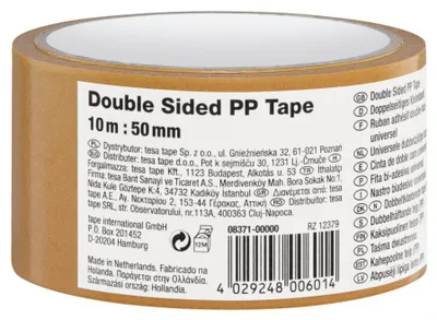 Obrázok produktu pre Obojstranná lepiaca páska 50 mm x 10 m, priehľadná