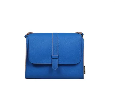 Produktbild von blaue Damen-Umhängetasche aus Leder Nawojka