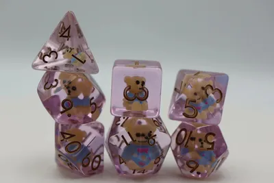 Image de Jeu de dés Foam Brain Games Teddy Bear pour jeux de rôle