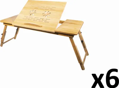 Zdjęcie produktu dla Stolik pod laptopa bambus XL x 6