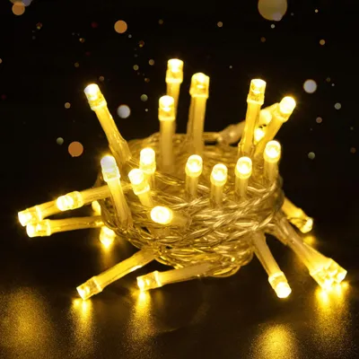 Image de Guirlande lumineuse LED de 3 mètres avec 30 LED et minuterie, pour décoration intérieure et extérieure
