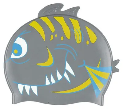Produktbild von Beco Kinder Shark Badekappe | Silber