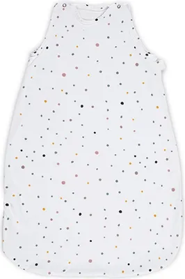 Produktbild von Lorelli Baby Winterschlafsack 85 cm 100% Baumwolle, 2,5 TOG, Mae 80 x 45 x 3 cm wei Punkte