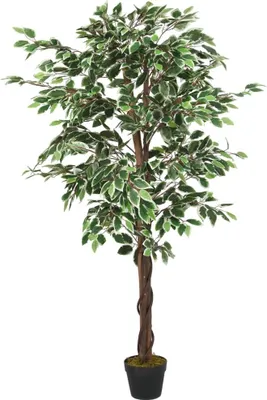 Obrázok produktu pre vidaXL Umelý strom Ficus 630 listov 120 cm zelený