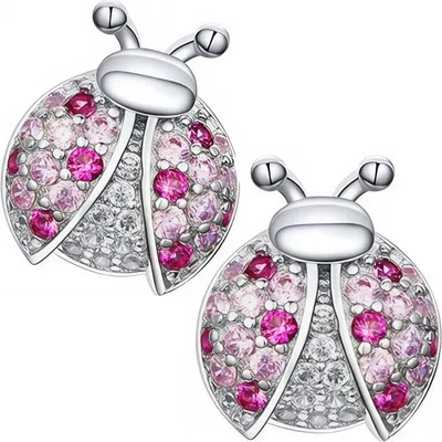 Image de Boucles d'oreilles en argent pour filles, argent 925, boucles d'oreilles Trusky