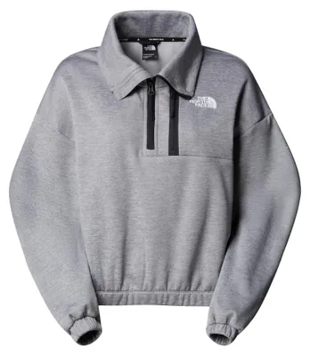 Produktbild von THE NORTH FACE W MA FLEECE INTEREST 1/4 ZIP TNF Pale Grey Heather/M TNF Pale Grey Heather/M XL