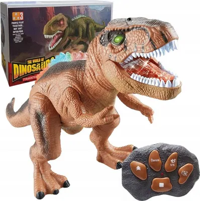 Zdjęcie produktu dla Zdalnie Sterowany Dinozaur Na Pilot Interaktywny T-Rex Chodzi Ryczy Led