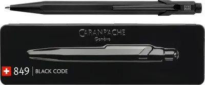 Image de CARAN D'ACHE 849496 CARAN D'ACHE Stylo à bille rétractable 849 BLACK CODE, noir