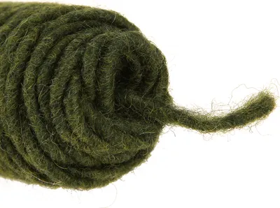 Produktbild von Filzkordel Vintage Grün 55m - Dochtfaden zum Basteln, Dekorieren & Floristik