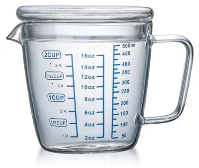 Image de Bol gradué de 500 ml avec couvercle (500 ml)