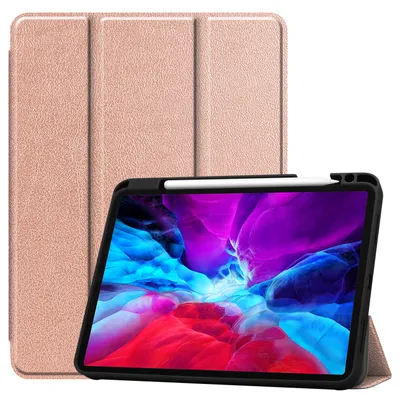 Immagine prodotto di Cover protettiva con portapenna per Apple iPad Pro 12,9 pollici 2020 Custodia Cover protettiva Stand Bronzo