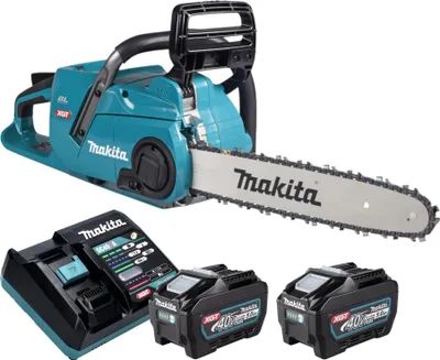 Imagen del producto de Makita UC 015 GT201 Sierra de cadena a batería 40 V máx. 35 cm sin escobillas + 2 baterías de 5,0 Ah + cargador