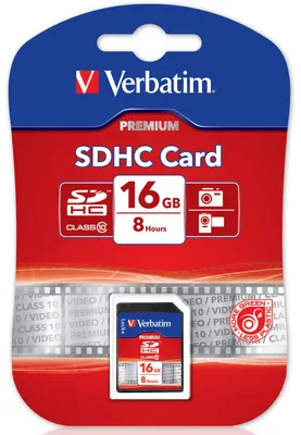 Produktbild von Verbatim SDHC Karte         16GB Class 10