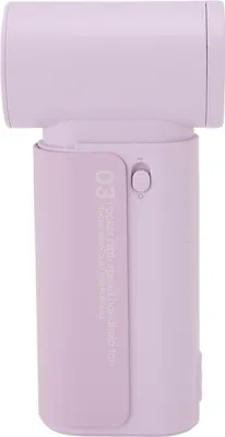 Obrázek produktu pro Přenosný kapesní ventilátor 4000mAh Vysokorychlostní chladicí ventilátory Tichý kompaktní kapesní ventilátor se šňůrkou na krk pro cestování Pláž Kempování Fialový