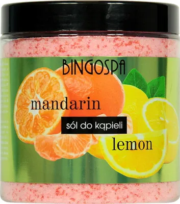 Obrázek produktu pro BingoSpa koupelová sůl mandarinka & citron, 900g kosmetický přípravek