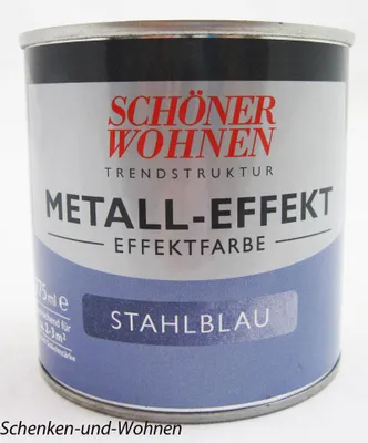 Produktbild von Trendstruktur- Metall-Optik - Effektfarbe Stahlblau 375 ml