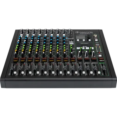 Produktbild von Mackie ONYX 12, 12 Kanäle, Bluetooth, 40 W, Schwarz